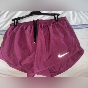 Light maroon/purple Nike Athletic Shorts